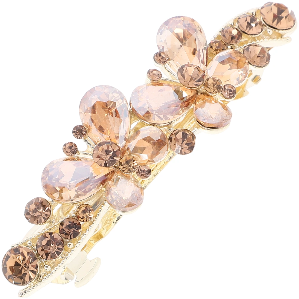 Rhinestones Hair Barrette Spring Hair Clip Decorative Sparkly Hair Clip Women Barrette