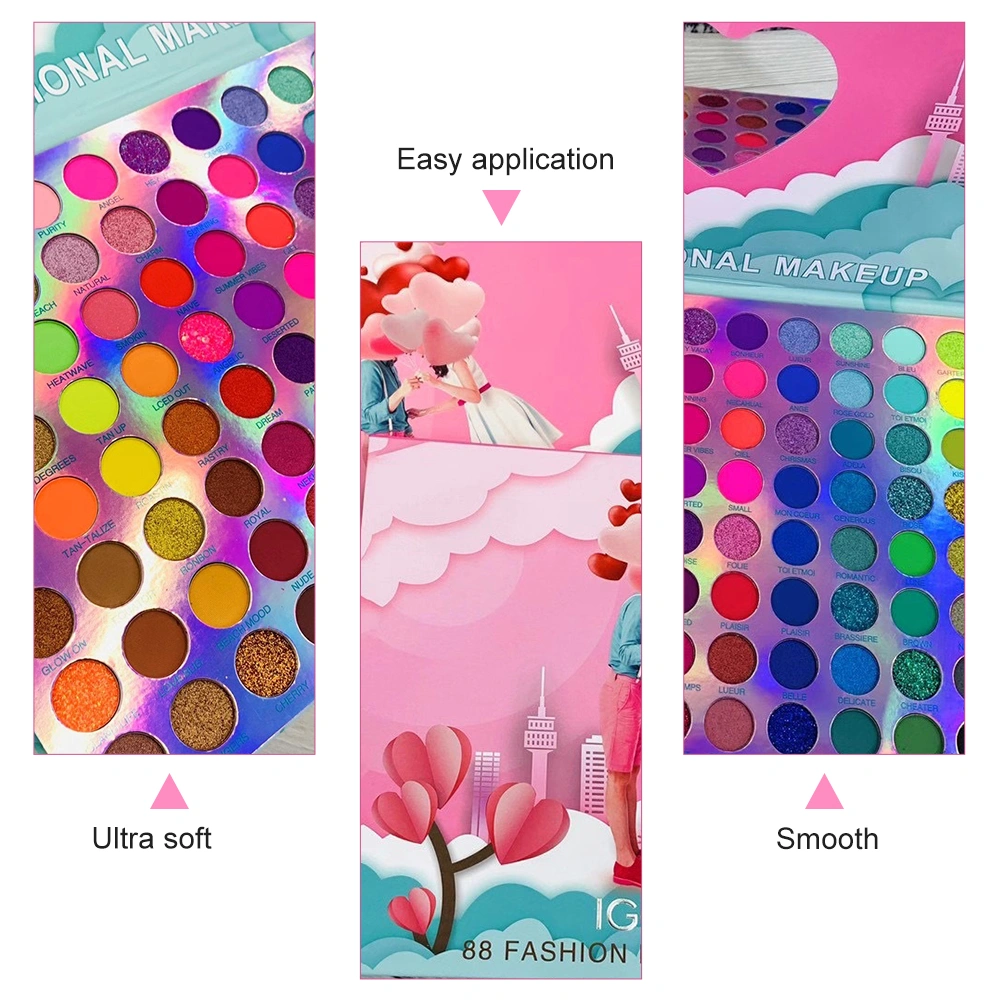 1Pc Shimmer Matte Eyeshadow Colorful Eyeshadow Pallet High Pigmented Eyeshadow