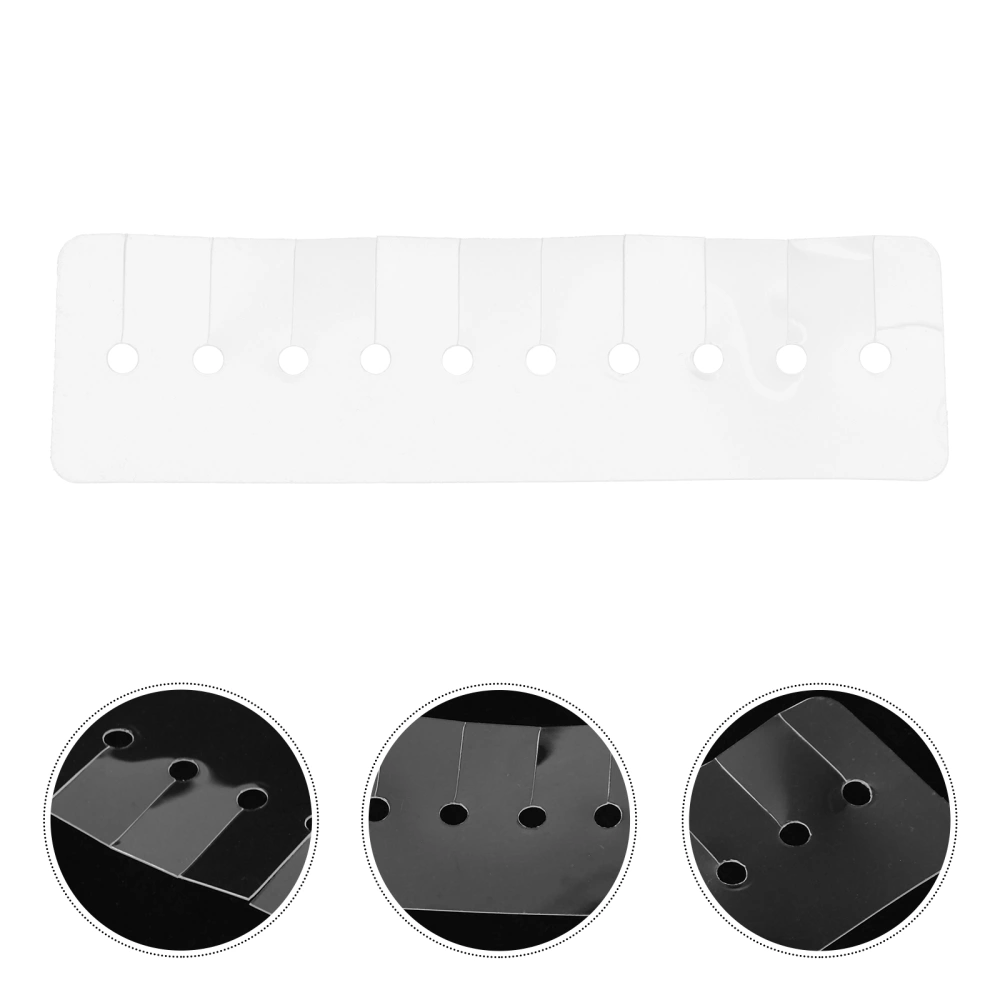 10pcs Heat Shield Guards Multi Holes Glue Protector Hair Extension Tools