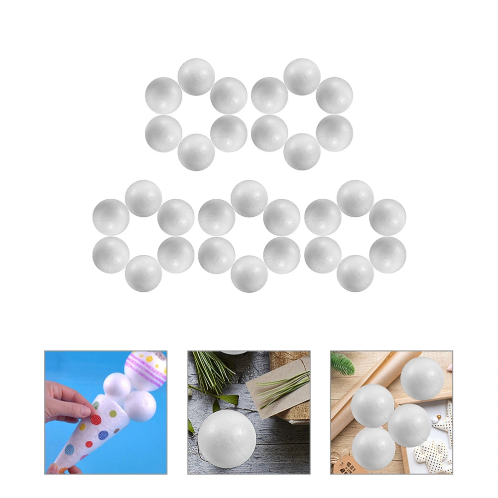 30Pcs Foam Craft Balls Foam Balls Festival Wedding Party Foams Balls for Crafts DIY