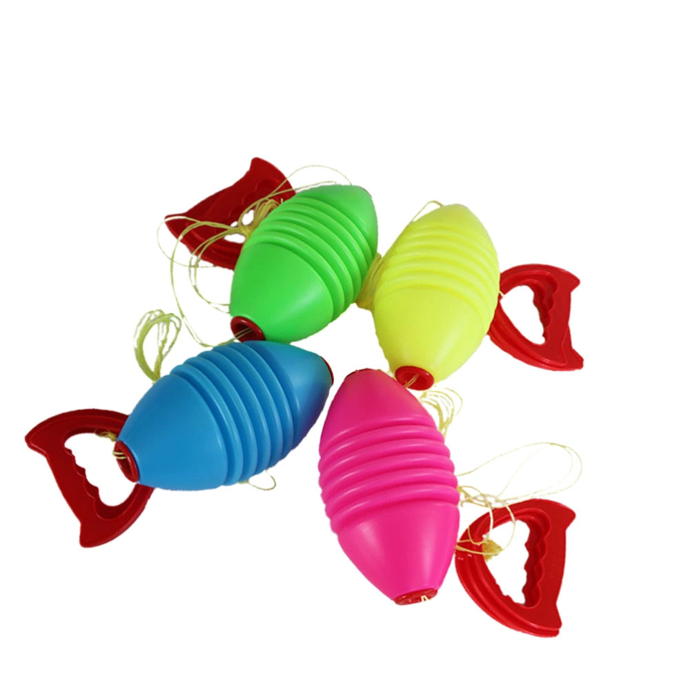 4Pcs Jumbo Balls Pulling Balls Sports Hand Fitness Ball Interactive Double Player Ball Random Color