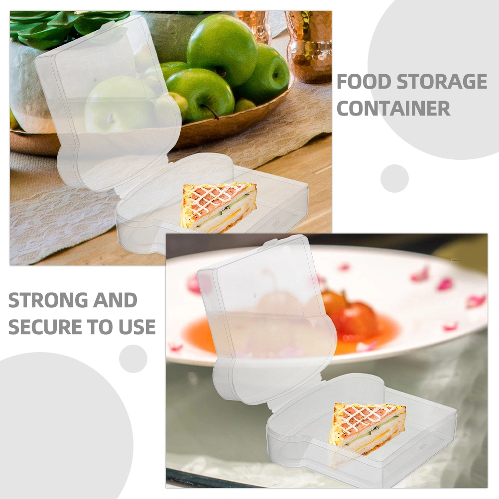 2pcs Toast Boxes Leakage-proof Bread Preservation Storage Boxes Bread Containers