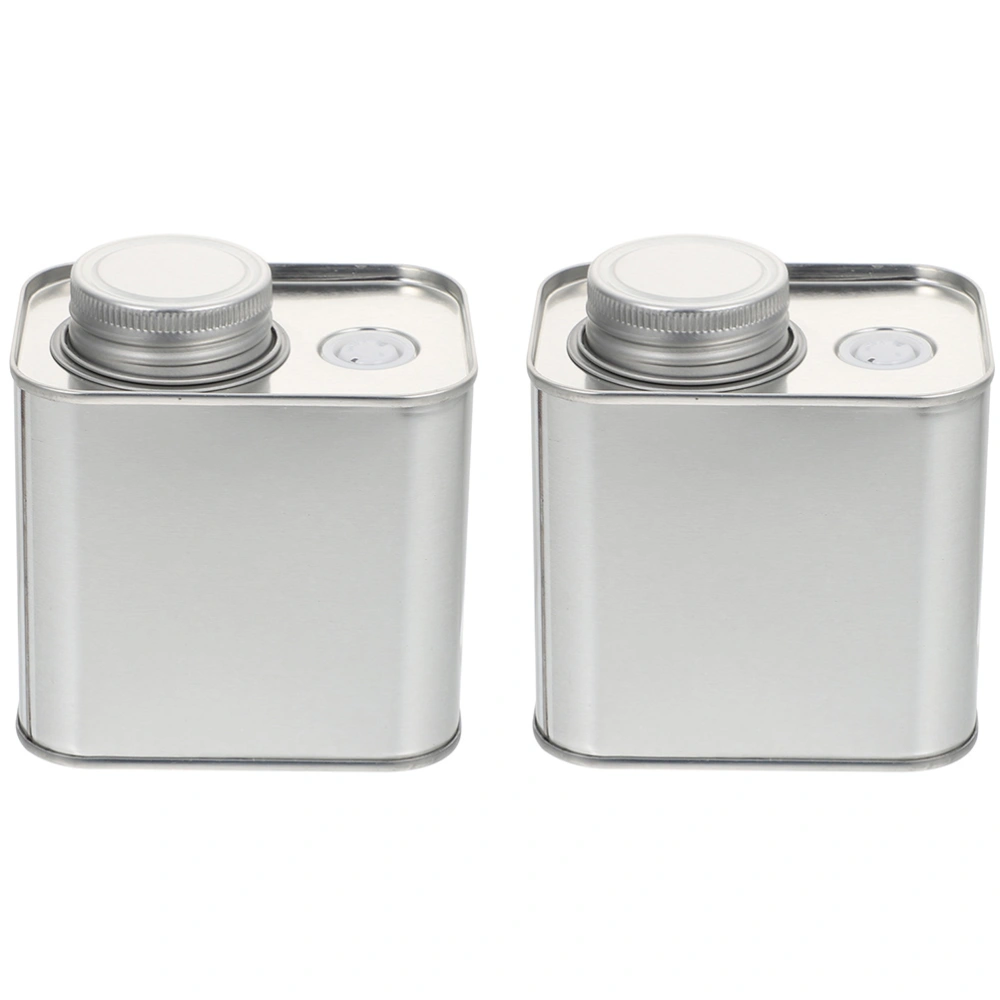 2pcs Coffee Canisters Multi-function Tea Tins Storage Jars Tea Leaf Containers