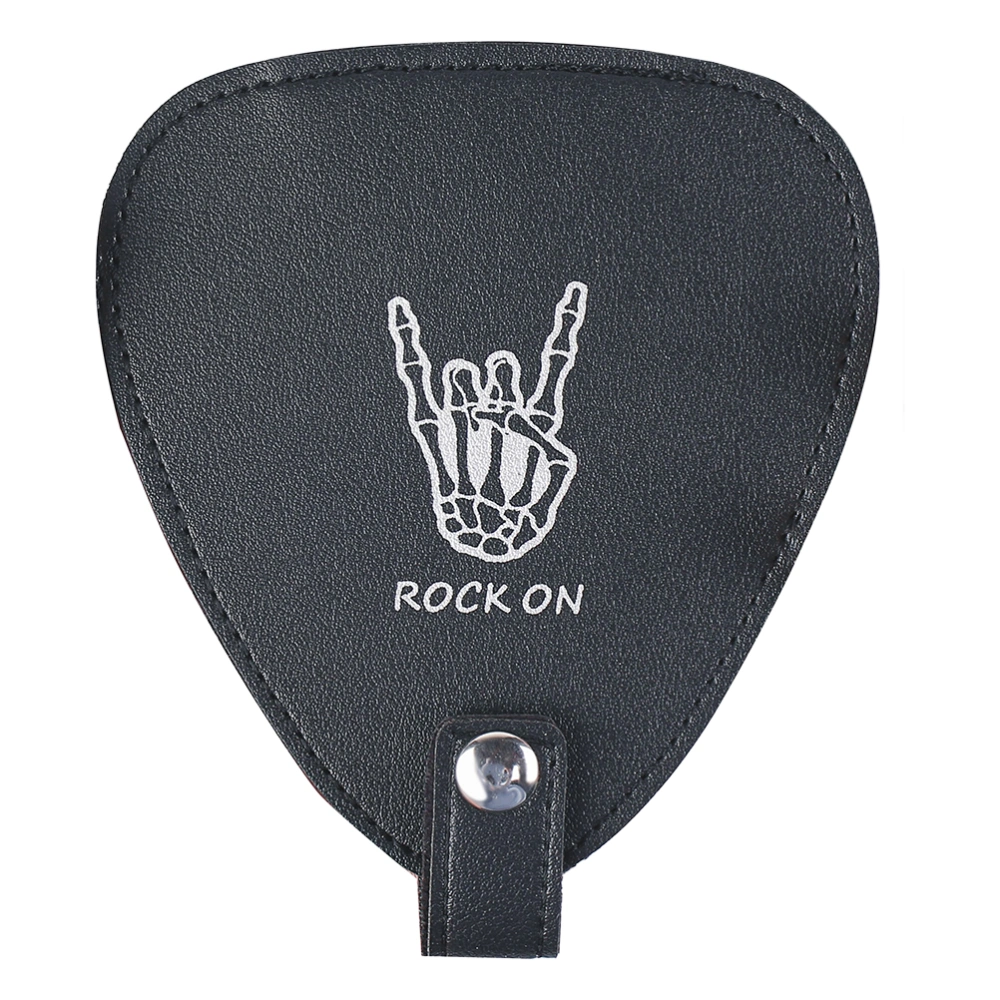 Convenient Leather Guitar Pick Bag Portable Pouch for Guitar Plectrums