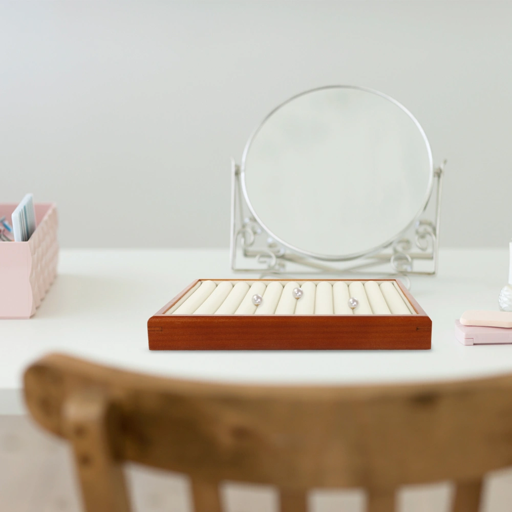  Wood Jewelry Tray Jewelry Display Holder Showcase Jewelry Display Organizer Wooden Display Tray