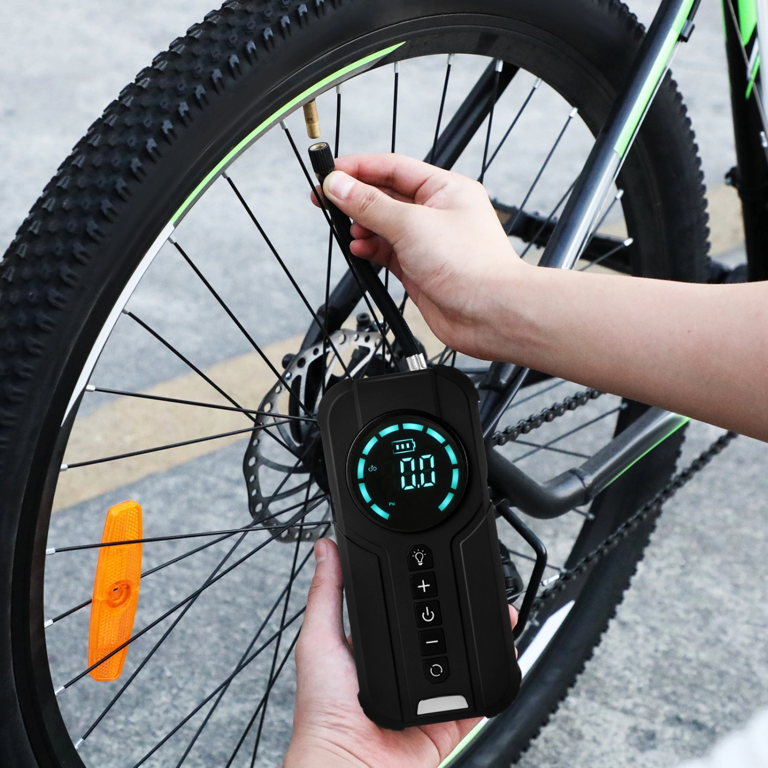 Tire Inflator Cordless Air Compressor Auto Tire Pump Multipurpose Air Compressor Bike Pump 12V