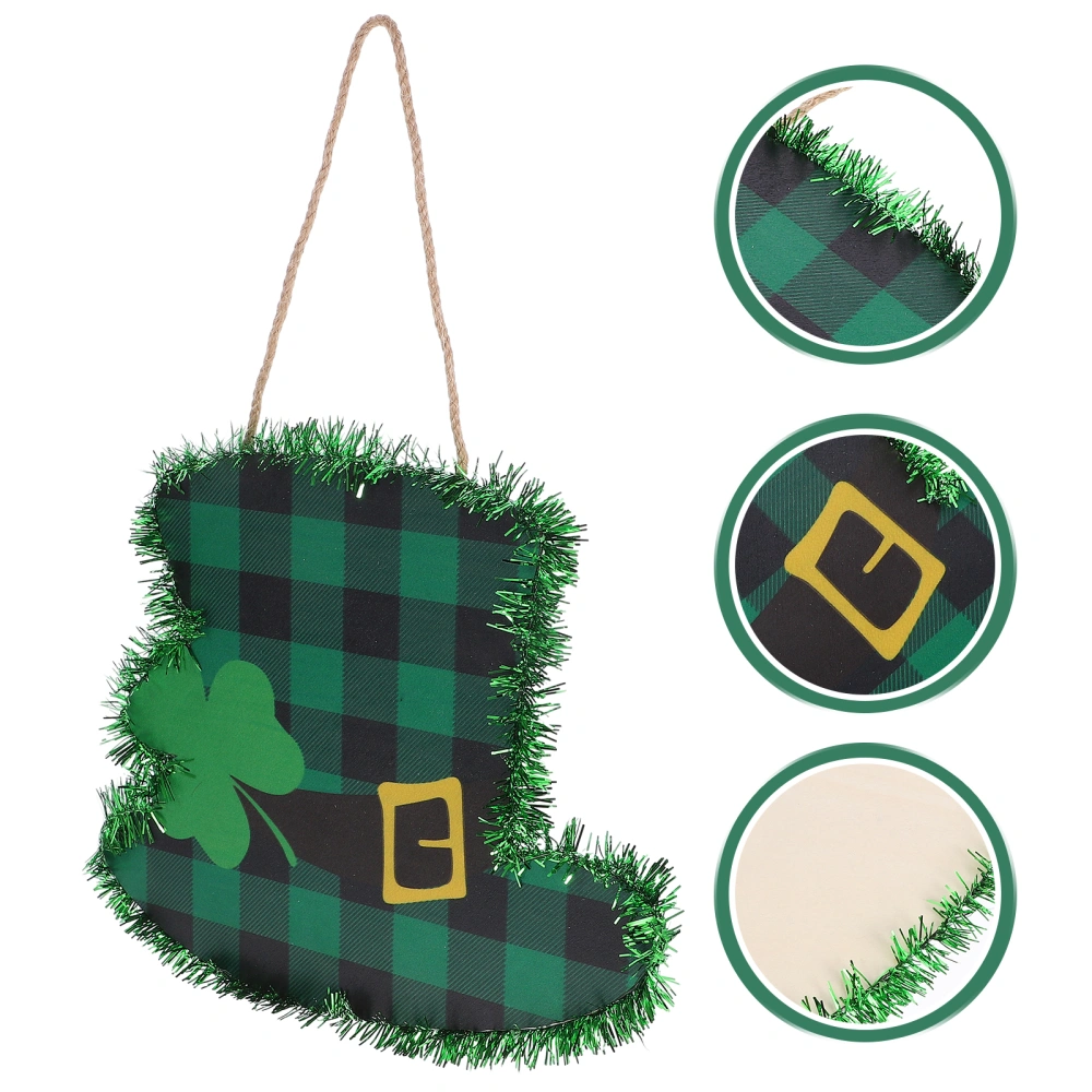 St. Patrick's Day Decoration Festival Door Sign Hanging Plaque Hat Front Door Sign