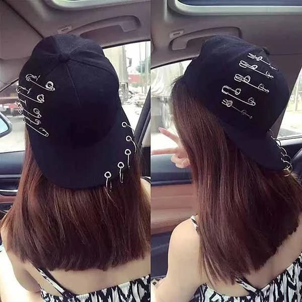 Clip Ring Unisex Snapback Hip Hop Hat Baseball (Five Pin)