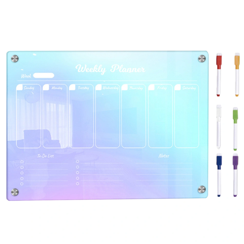 1 Set Magnetic Planning Board Chores Planning Board Dry Erase Refrigerator Board To Do List Board