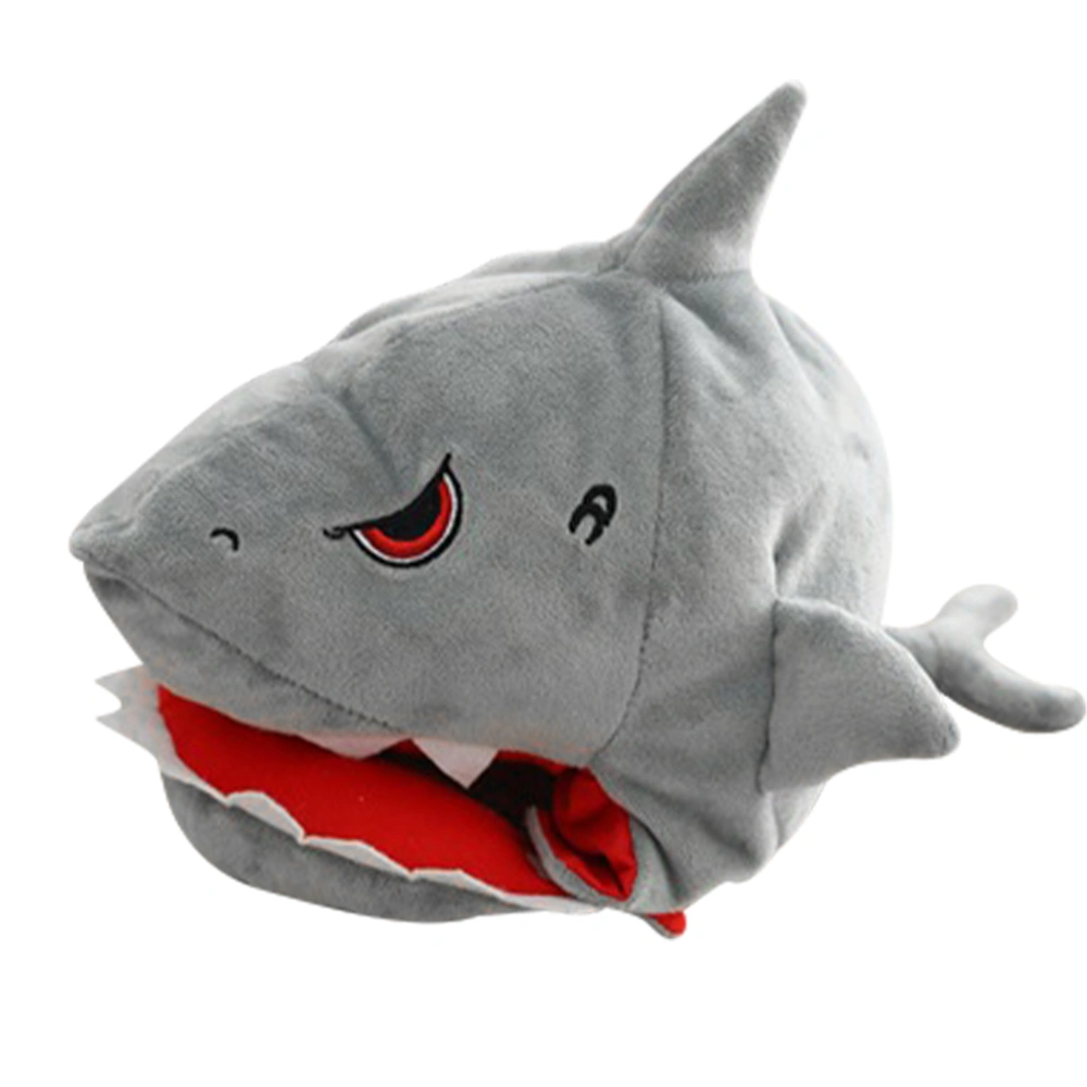 Doll Shark Plush Hat Funny Dressing Game Doll Shark Hat Doll Accessories for DIY