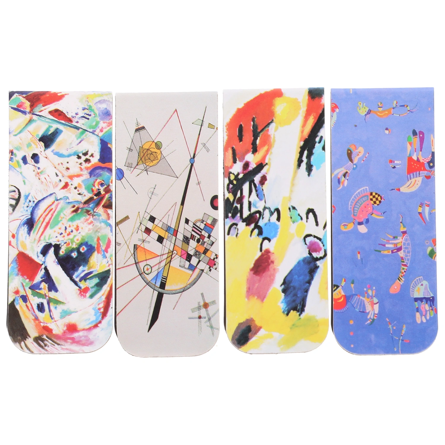 4Pcs Art Magnetic Bookmarks Note Classify Bookmarks Magnetic Bookmarks Reading Clips