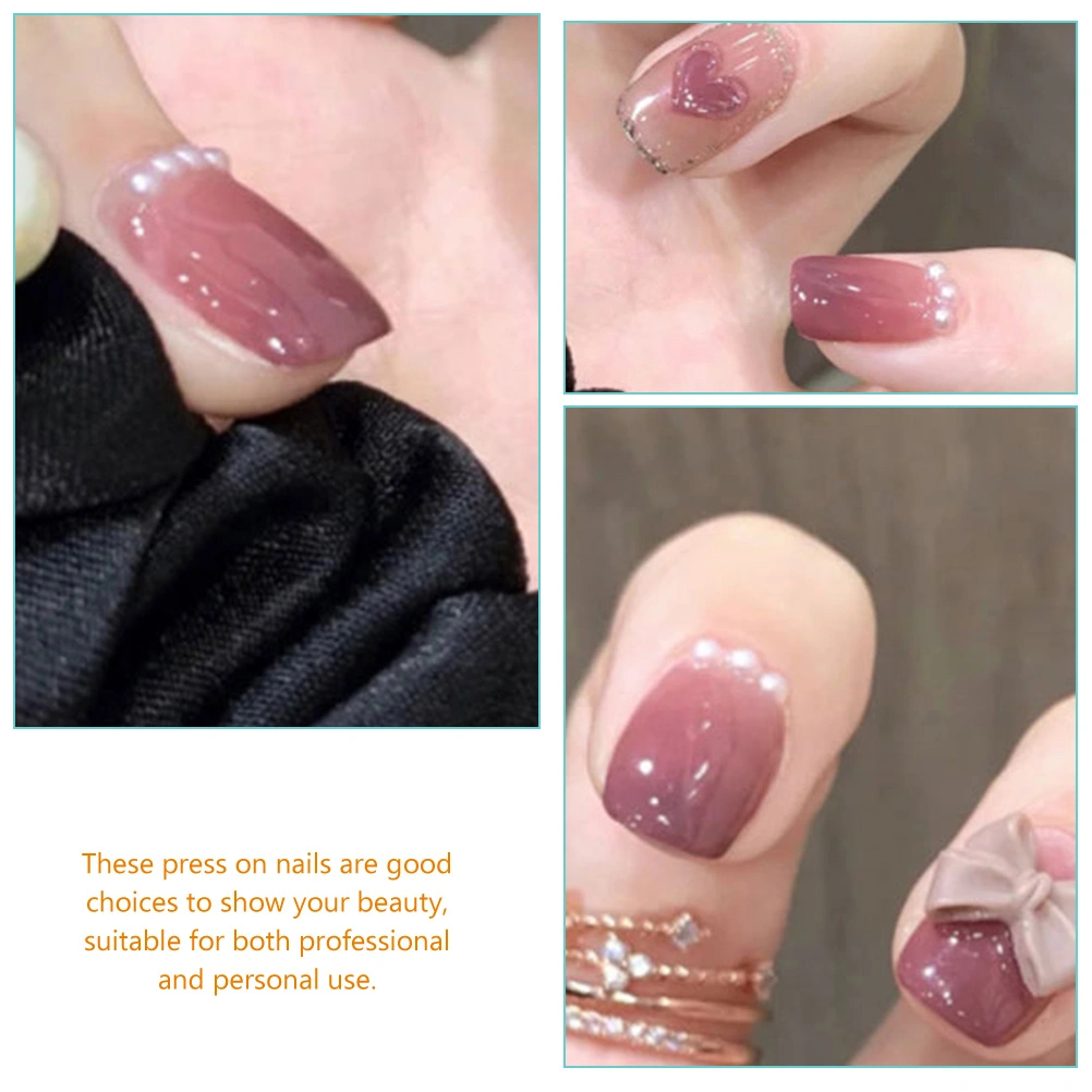 24pcs Press on Nails Women Detachable Fake Nails DIY False Nails Patches