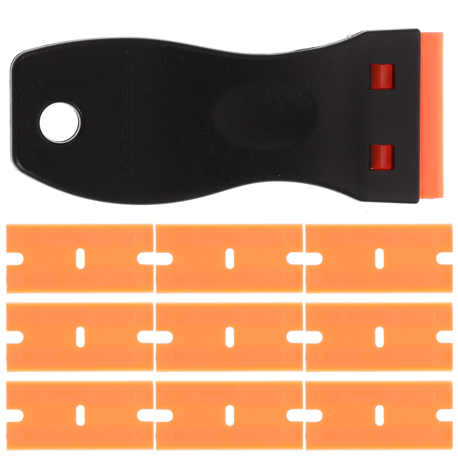 1 Set Plastic Blade Scraper Glue Scraper Tool Cleaning Scraper Plastic Blades Kit