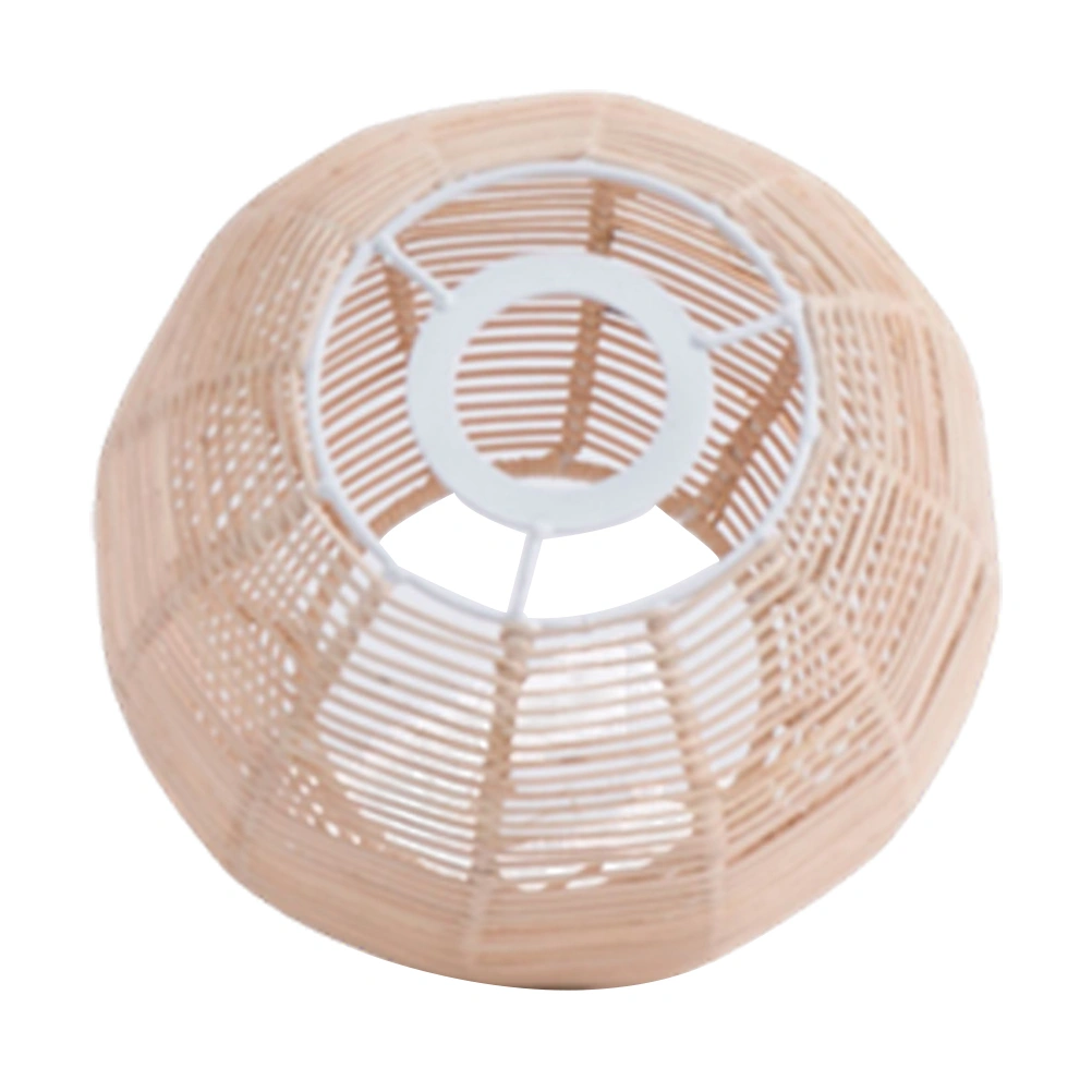 Lamp Cover E27 Base Rattan Weaving Lampshade Ceiling Light Shade Lamp Shade Cover Accessory