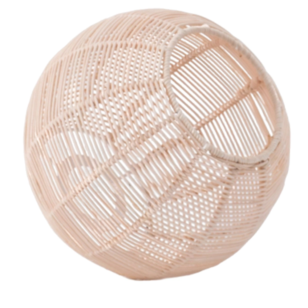 Lamp Cover E27 Base Rattan Weaving Lampshade Ceiling Light Shade Lamp Shade Cover Accessory