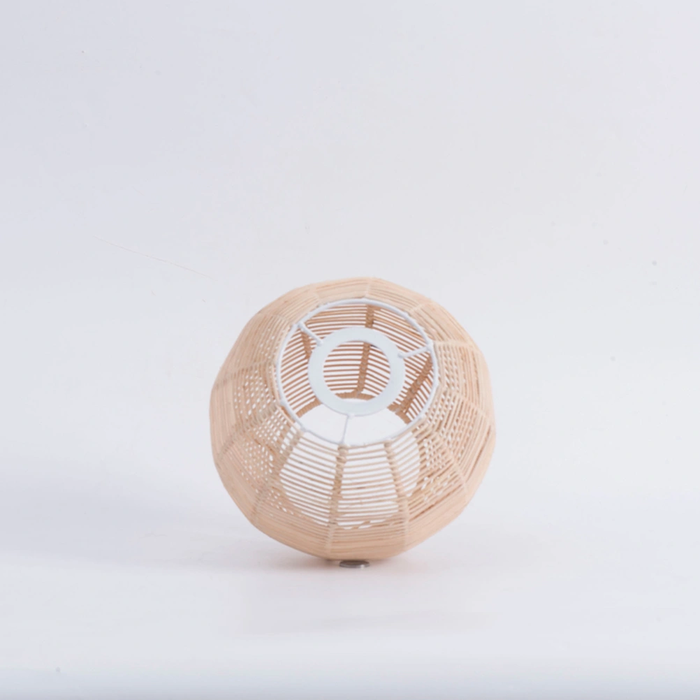 Lamp Cover E27 Base Rattan Weaving Lampshade Ceiling Light Shade Lamp Shade Cover Accessory