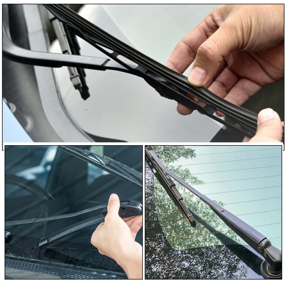 10pcs Window Wiper Strip Windshield Wiper Blade Refill Rubber Strip Attachment Supply