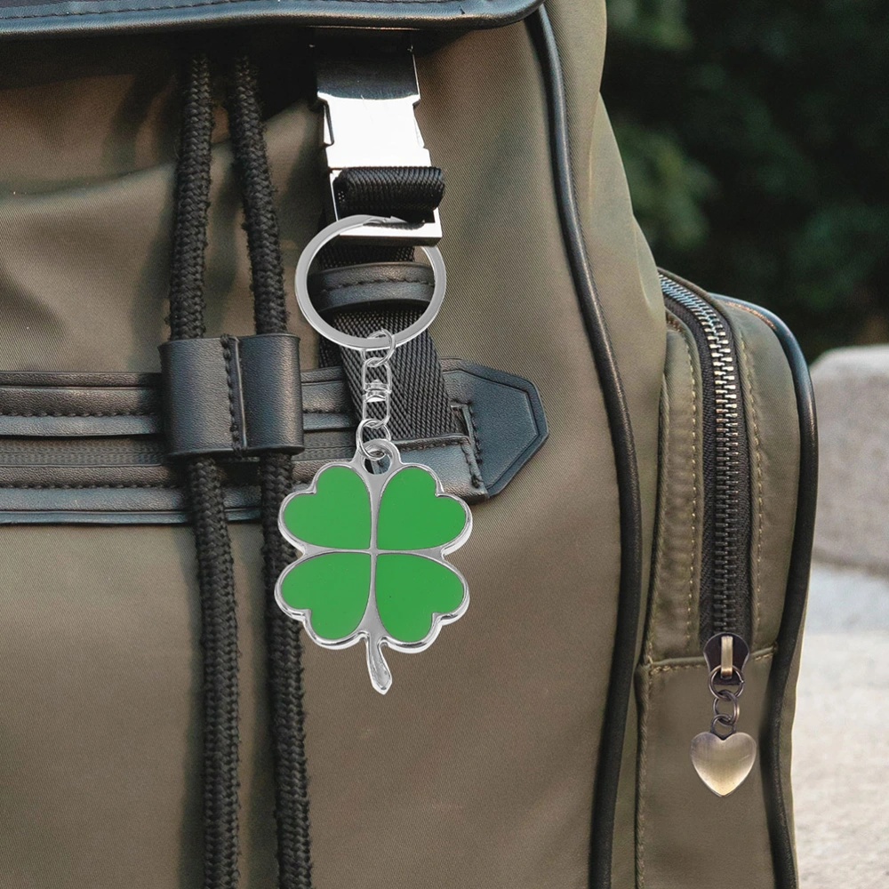 St. Patrick's Day Gift Key Chain Lucky Four-leaf Clover Key Chain Pendant