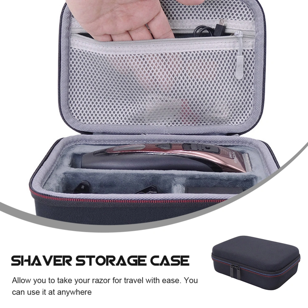 2Pcs Men Travel Razor Case Durable Beard Shaver Bag Portable Net Shaver Bag