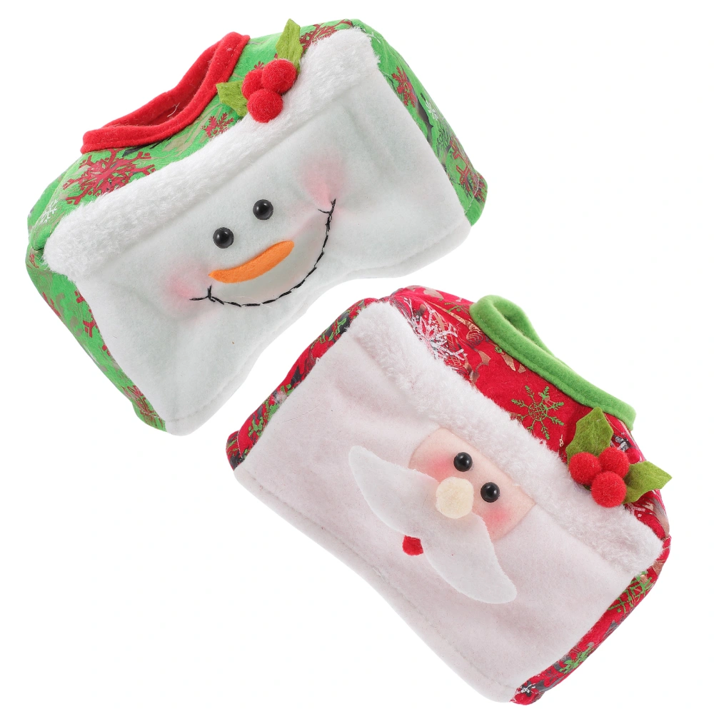 2pcs Christmas Paper Box Covers Christmas Paper Box Protectors Paper Box Covers