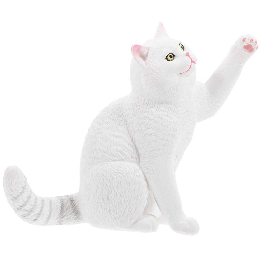 Simulation British Shorthair Model Cute Realistic Cat Model Shorthair Figurine