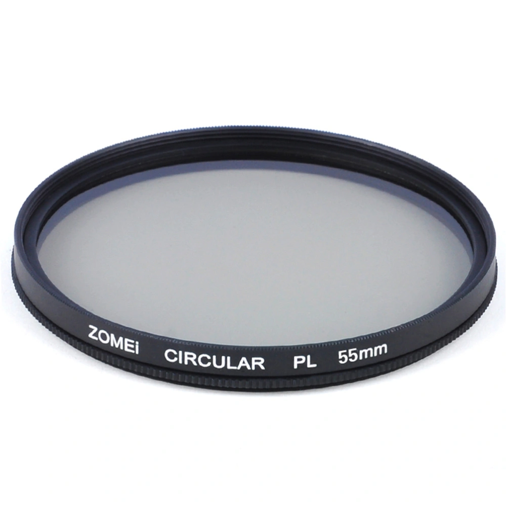 CPL Circular Polarizer Camera Filter Optical Glass for DSLR Camera Lens - 55mm