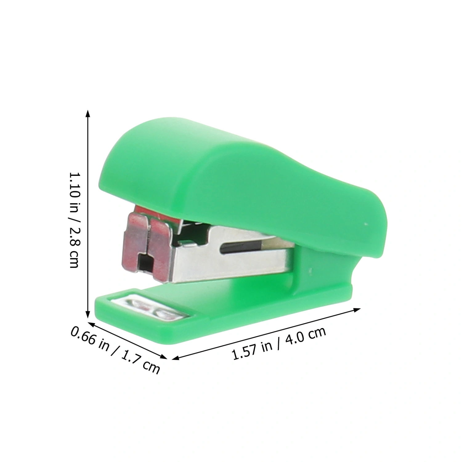 4pcs Cartoon Mini Desktop Stapler Hand Stapler Office Home Stapler (Random Color)