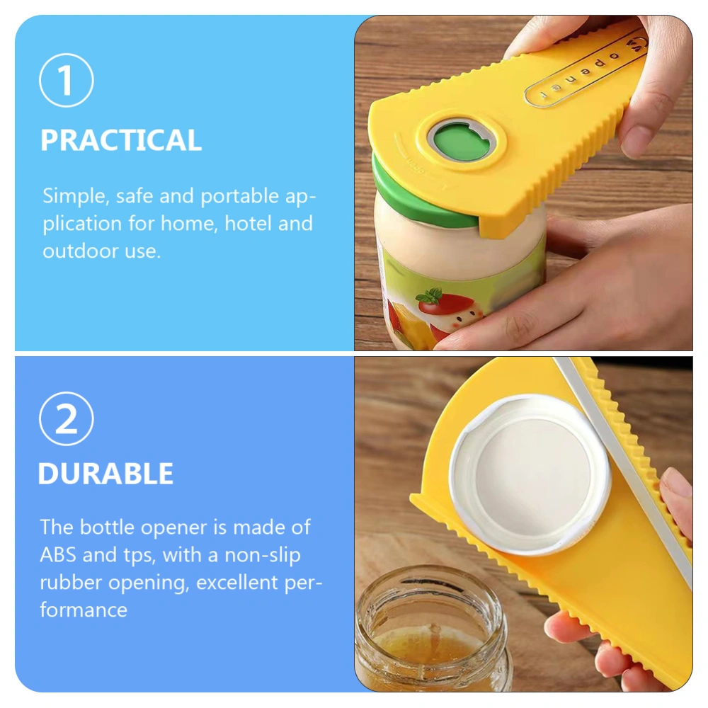 Anti-slip Jar Opener Multi-functional Rubber Beer Opener Magnet Wine Opener