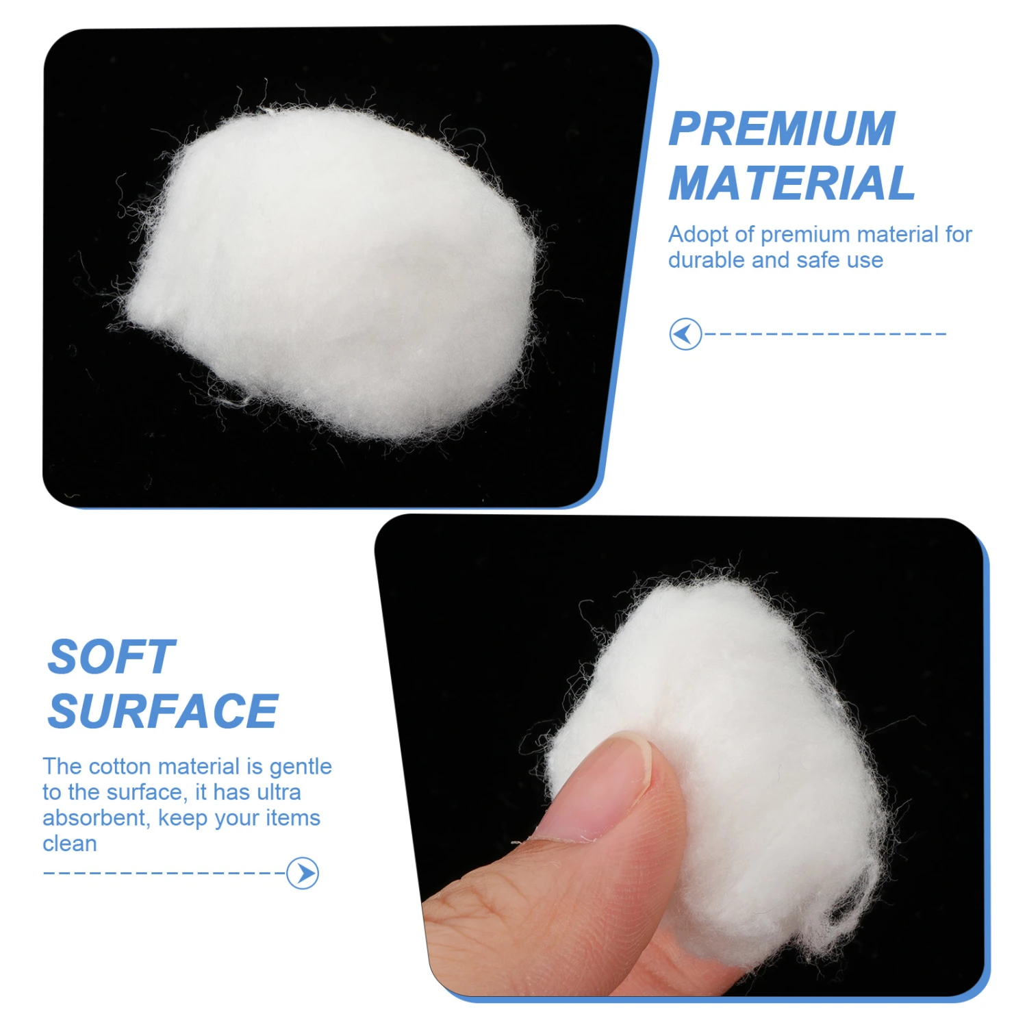 12 Bags Non Medical Degreasing Salon Cotton Balls Cupping Store Cosmetic Cotton Balls