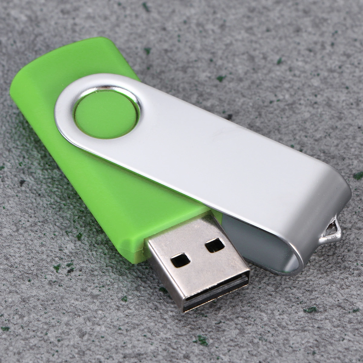 64MB USB 2.0 Flash Drive Swivel U Disk Durable Storage Disk (Green)