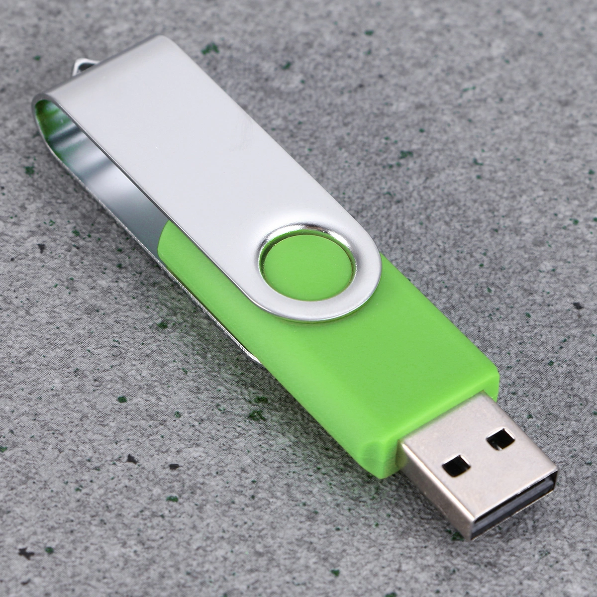 64MB USB 2.0 Flash Drive Swivel U Disk Durable Storage Disk (Green)