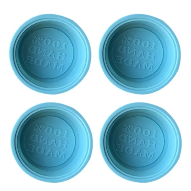 12pcs Soap Mold Square Round Oval Silicone Molds Food-Grade Silicone Handmade Mold Baking Mold (Random Color)