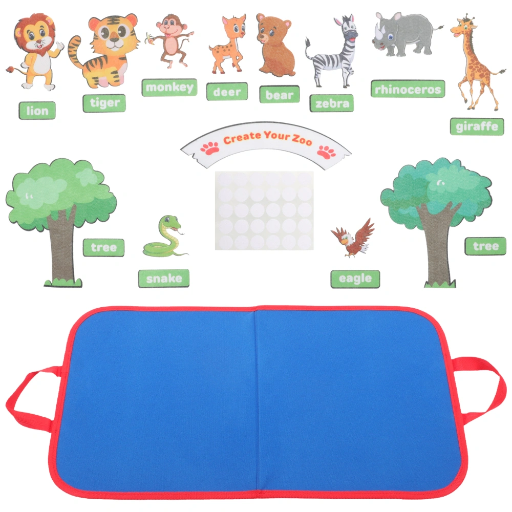 1 Set Educational Felt Board Toddler Felt Board Funny Felt Story Board for Preschool