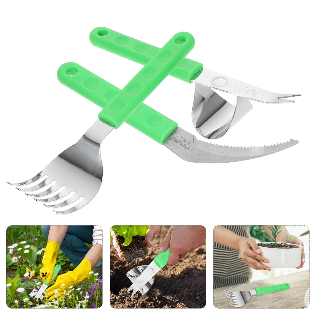 1 Set Weed Remover Tool Weed Pull Tool Weed Removal Shovel Soil Loose Tool Plant Puller Tool for Garden