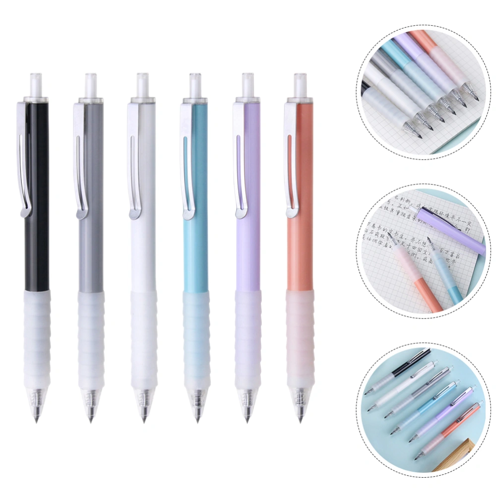 6Pcs Everlasting Pencils Comfortable Grip Pencils Convenient Everlasting Pencils Inkless Forever Pencils