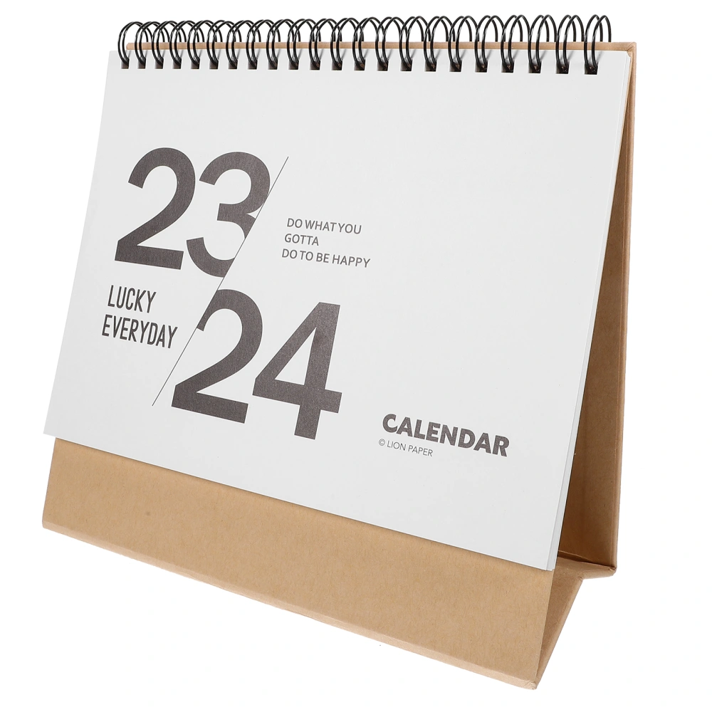 Decorative Desk Calendar Daily Use Monthly Calendar Office Standing Calendar Decor