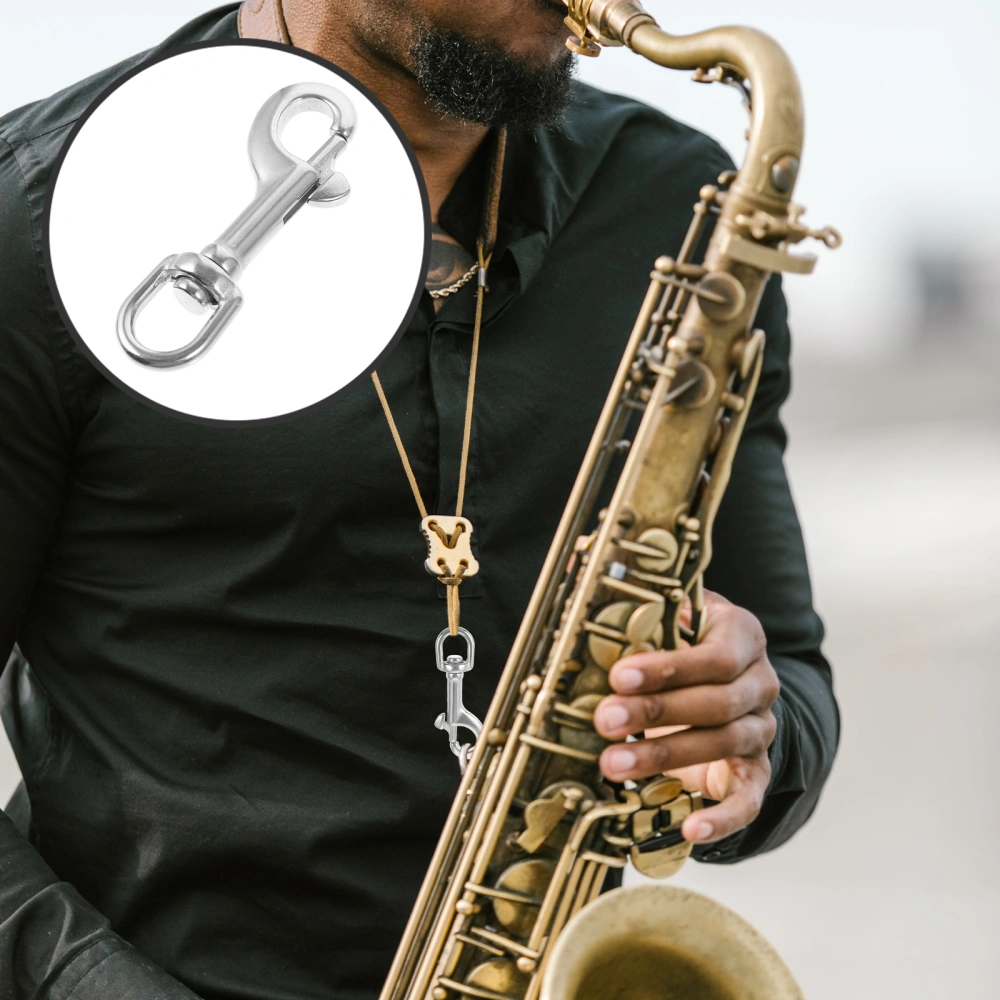 Swivel Snap Hook Multifuntional Tenor Saxophone Neck Strap Hook Alto Sax Neck Strap Hook