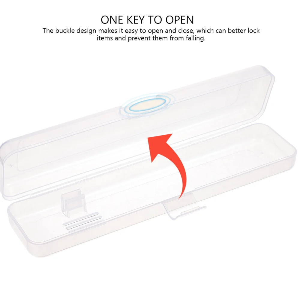 3 Pcs Convenient Storage Containers for Toothbrush Comb Toothpaste (Transparent Color)