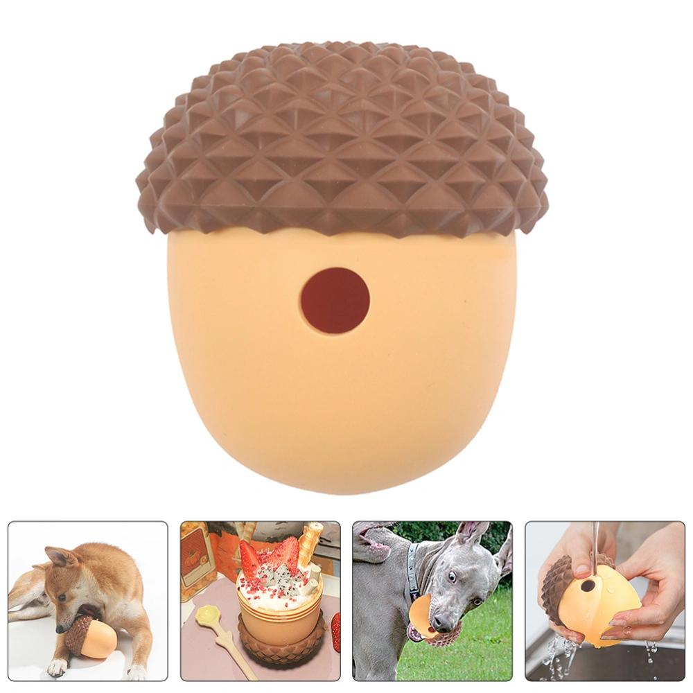 Slow Feeding Bowl Pine Cone Dog Food Leaking Ball Dog Slow Feeder Food Dispenser