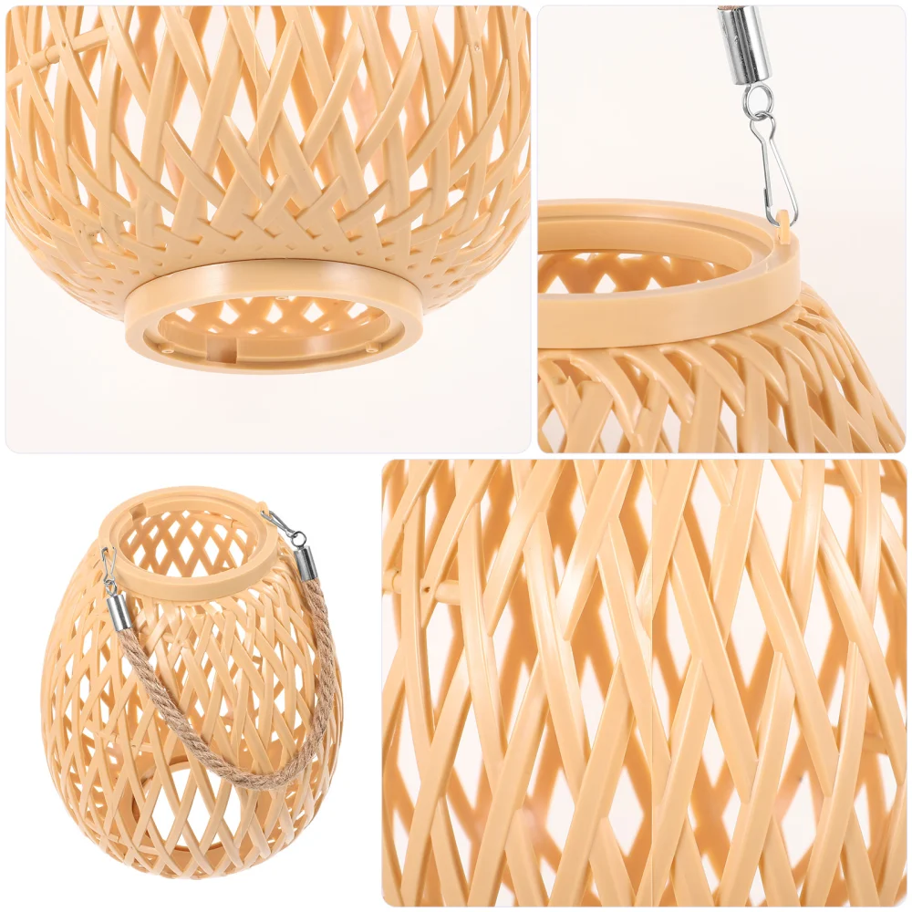 Woven Lamp Cover Small Lampshade Lamp Accessory Lantern Making Lampshade