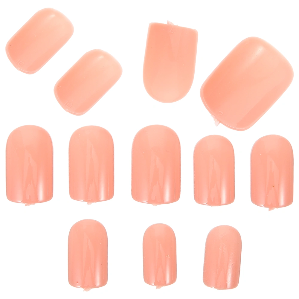 2 Sets/48pcs Fake Nails Reusable Artificial Fingernails Finished Full Cover Nail Tips for Women Girls (Sakura)