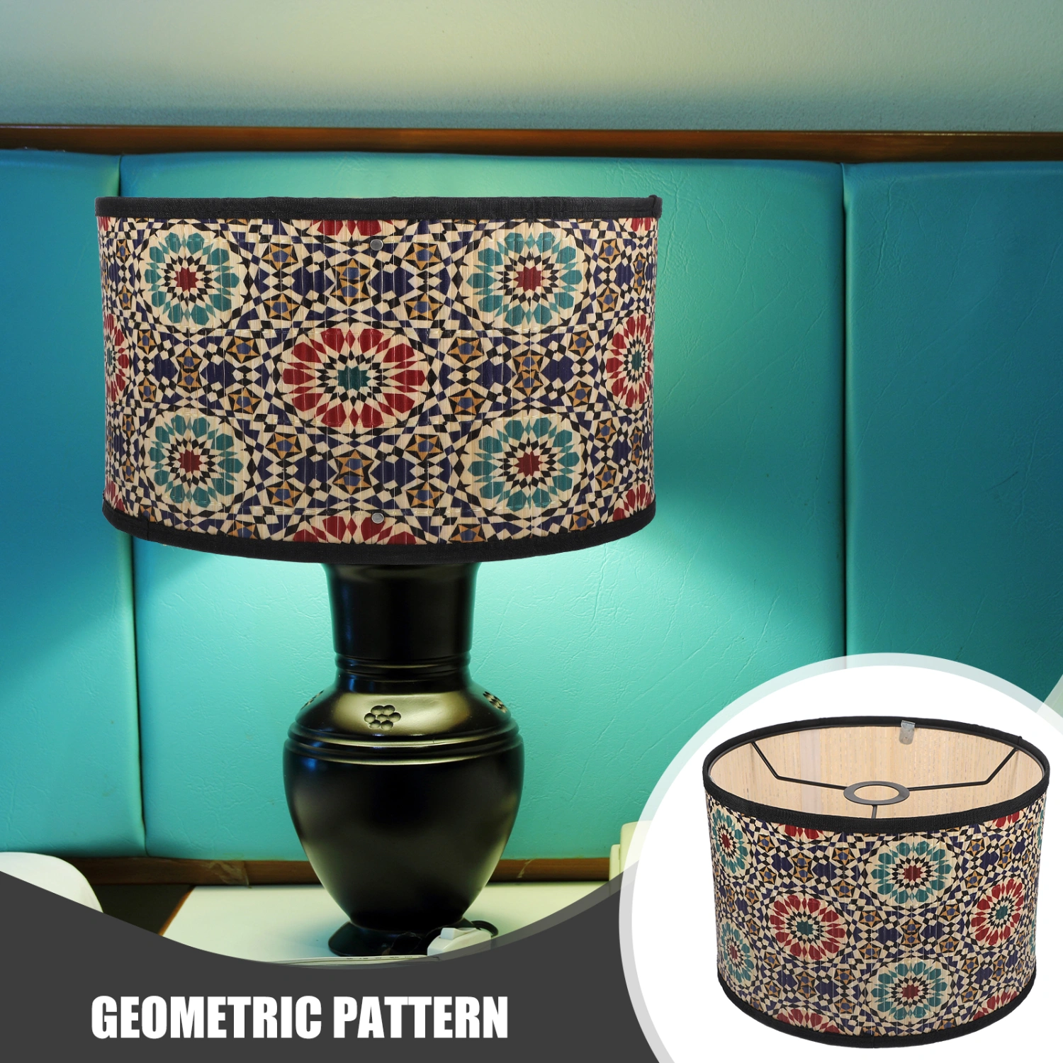 Lamp Shade Barrel Lamp Shade Bamboo E27 Socket Bedroom Lampshade Pendant Light Shade