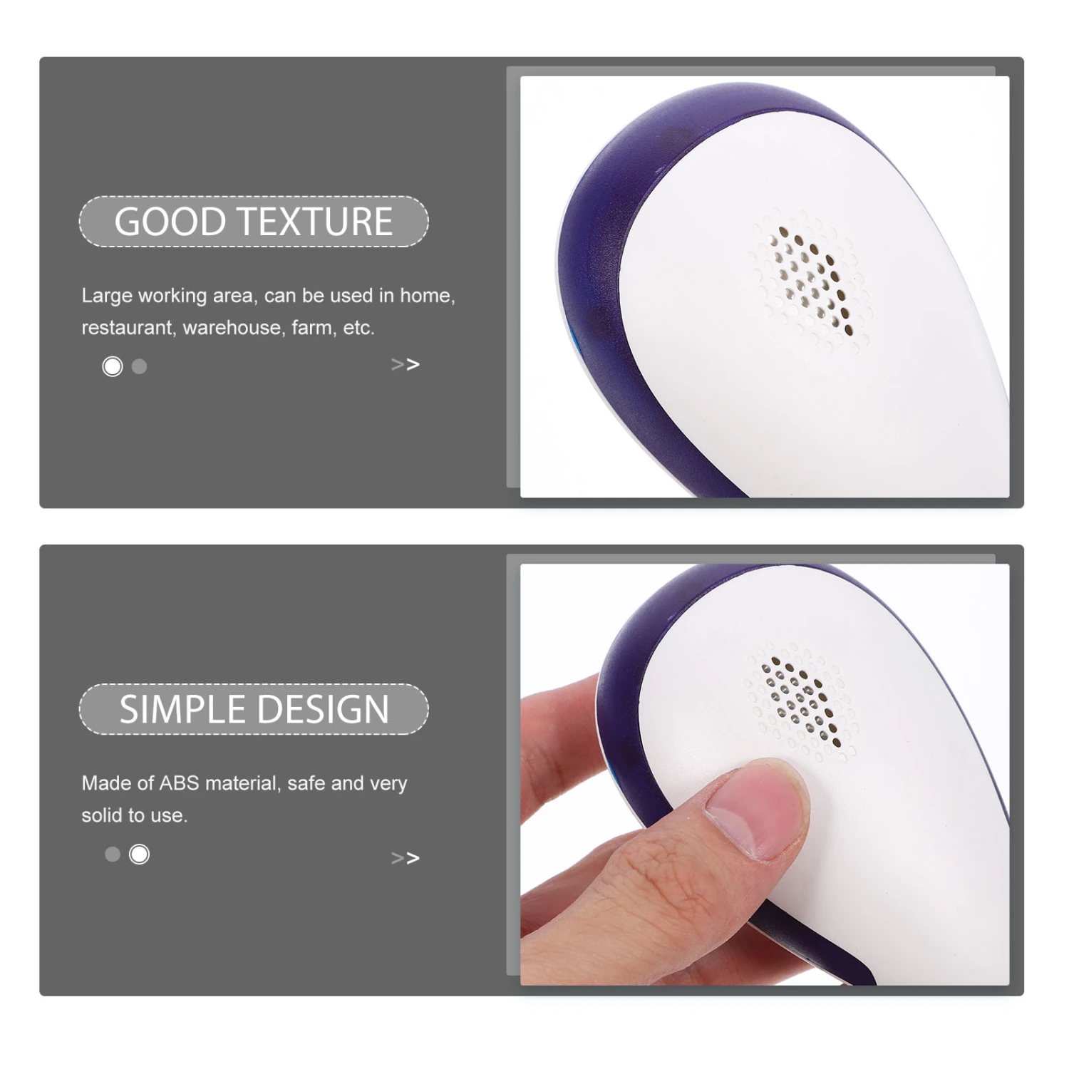 1PC Ultrasonic Mosquito Dispeller Home Electronic Insect Mice Dispeller(EU Plug)