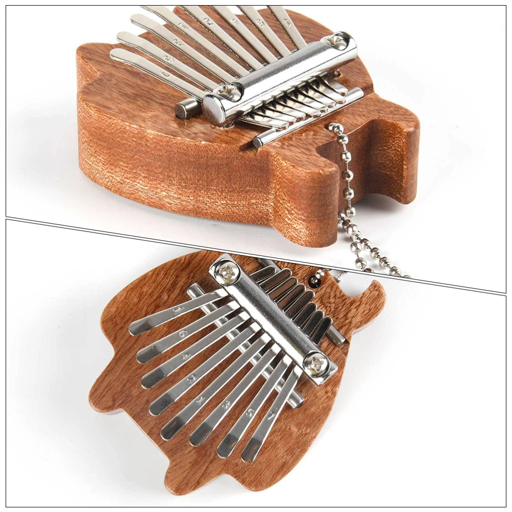 Exquisite 8-tone Fingertip Kalimba Small Kalimba Thumb Piano With Hanging Rope