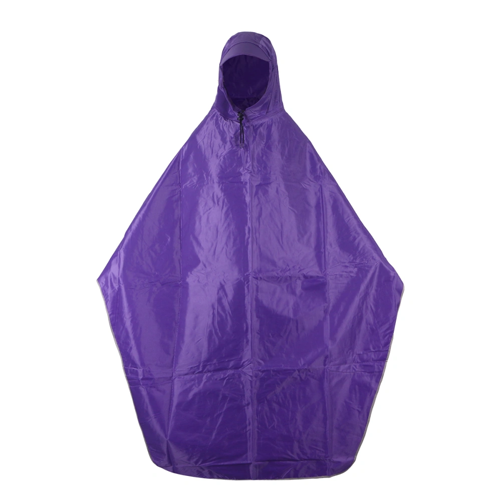 Bike Waterproof Raincoat Cycling Poncho (Purple)