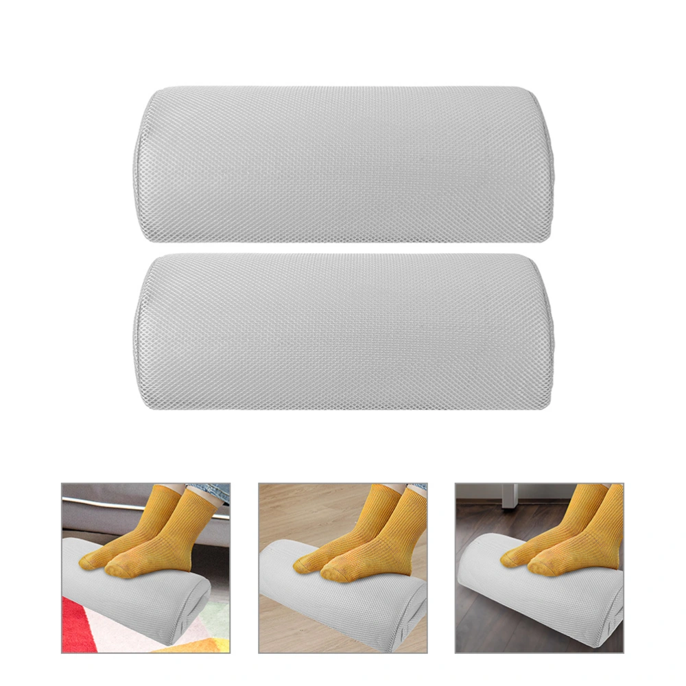 2pcs Leg Pillow for Sleeping Knee Pillow Foot Pillow Comfortable Footrest Semi-Roll Pillow Mat