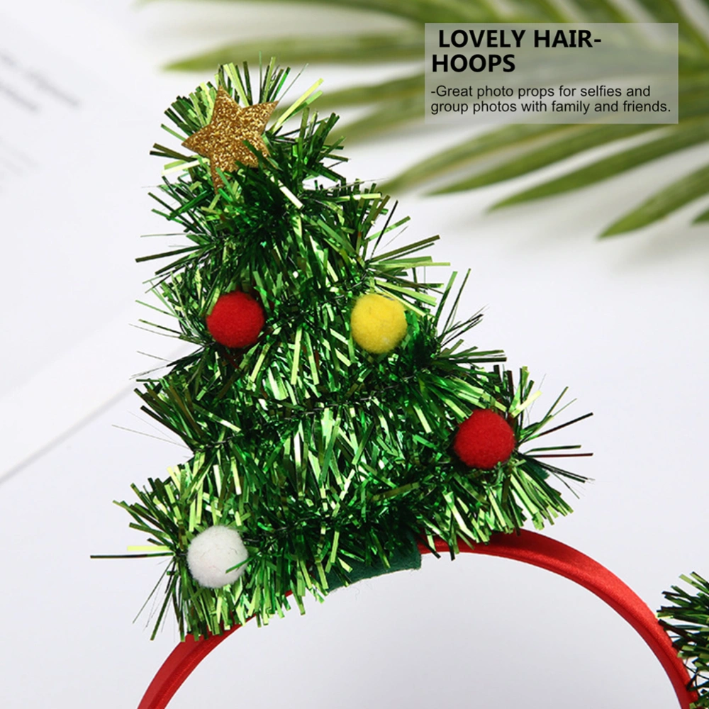 1pc Lovely Hair Creative Lovely Christmas Tree Shape Headdress