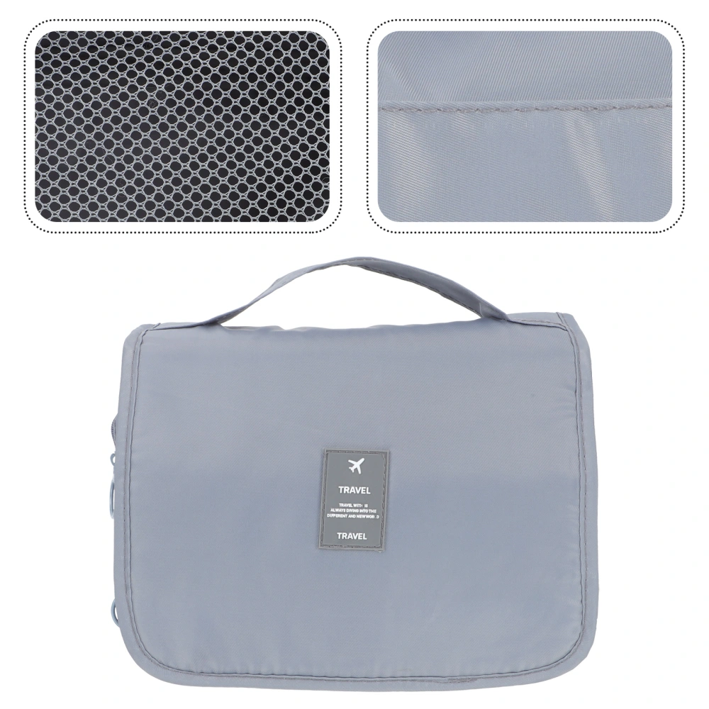 Handle Toiletries Bag Travel Large Capacity Hanging Hook Waterproof Cosmetic Bag