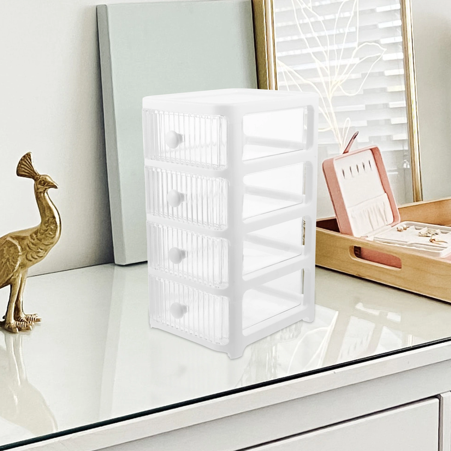 Desktop Organizer Multi-layer Drawer Type Organizer Sundries Organizer Storage Box