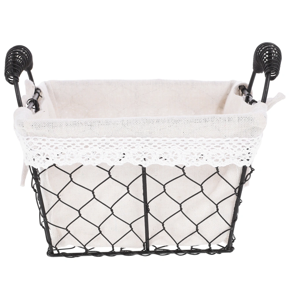 Iron Wire Basket Nordic Style Food Basket Decorate Fruit Basket​ Snack Vegetable Storage Basket